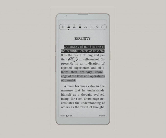 Кишеньковий E Ink рідер